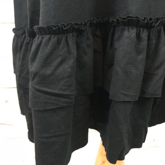 Black Double Ruffle Tunic - Picture 5 of 6